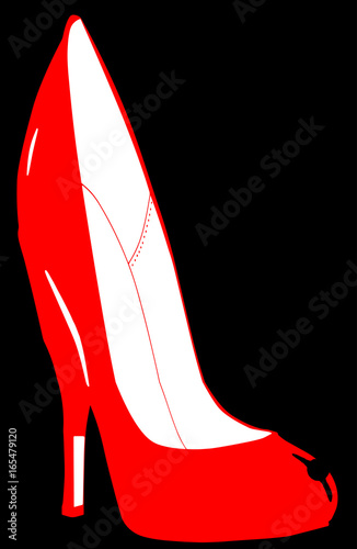 Cartoon Stiletto Heel Shoe