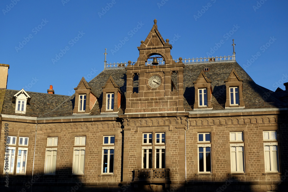 Centre de ville de Saint-Flour, Cantal, France