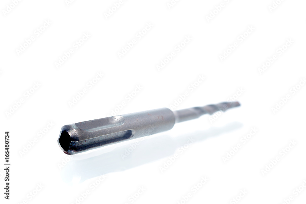 Drill bit isolated on white background Drill bit isolated on white background