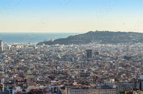 Fototapeta Naklejka Na Ścianę i Meble -  Panorama of Barcelona, Spain
