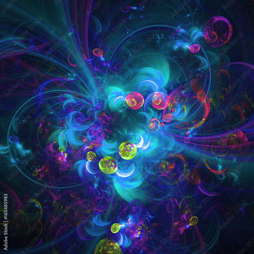 Abstract fractal background Abstract fractal background