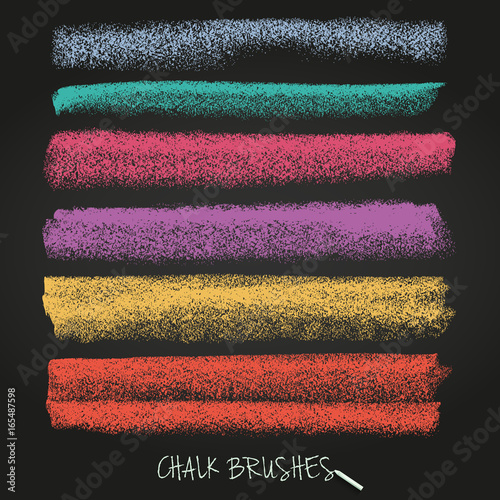 Textures of chalk and coal. Vector brush strokes. Soft pastel colors. A high resolution. The samples were stored in a file palette. Grunge pattern. Template for registration of stickers, posters.