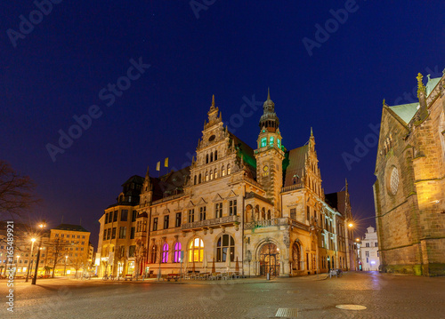 Bremen. The central market square. Town Hall. © pillerss