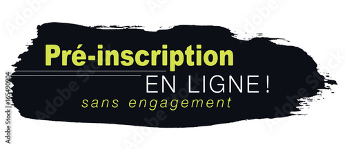 PRÉ-INSCRIPTION EN LIGNE