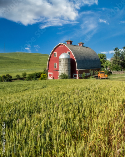 Barn and Grain Silo