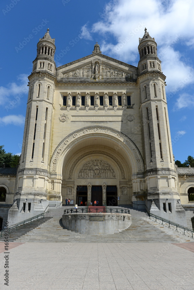Christian church Sainte Therese at Lisieux in Normandy