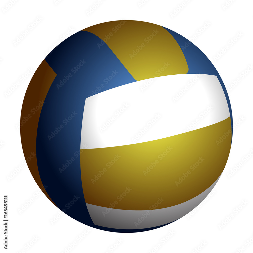 Fototapeta premium Isolated volleyball ball