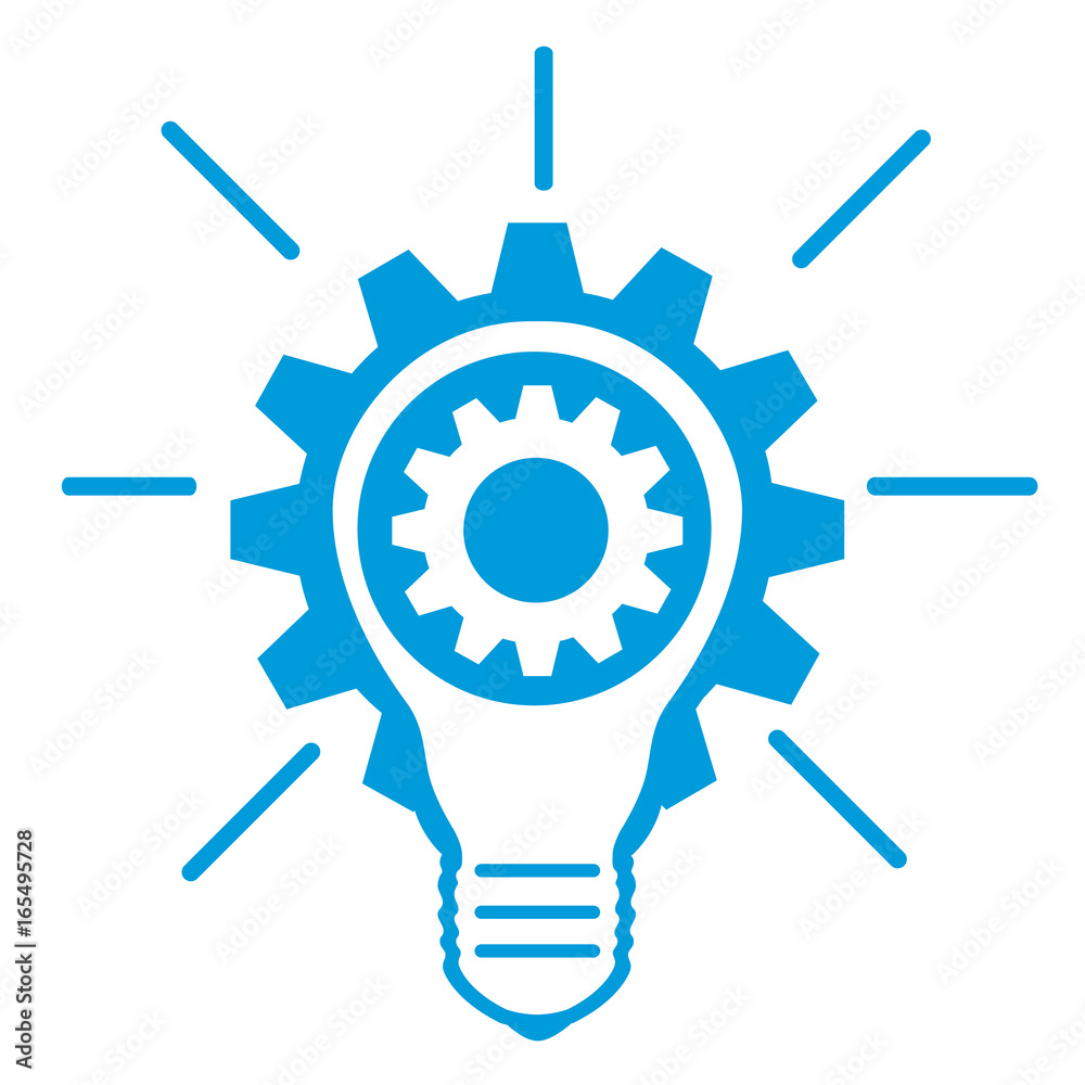Isolated abstract lightbulb Isolated abstract lightbulb