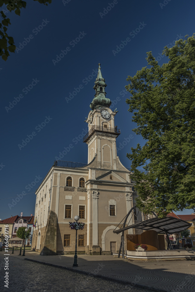 Town hall in Kezmarok Slovakia town