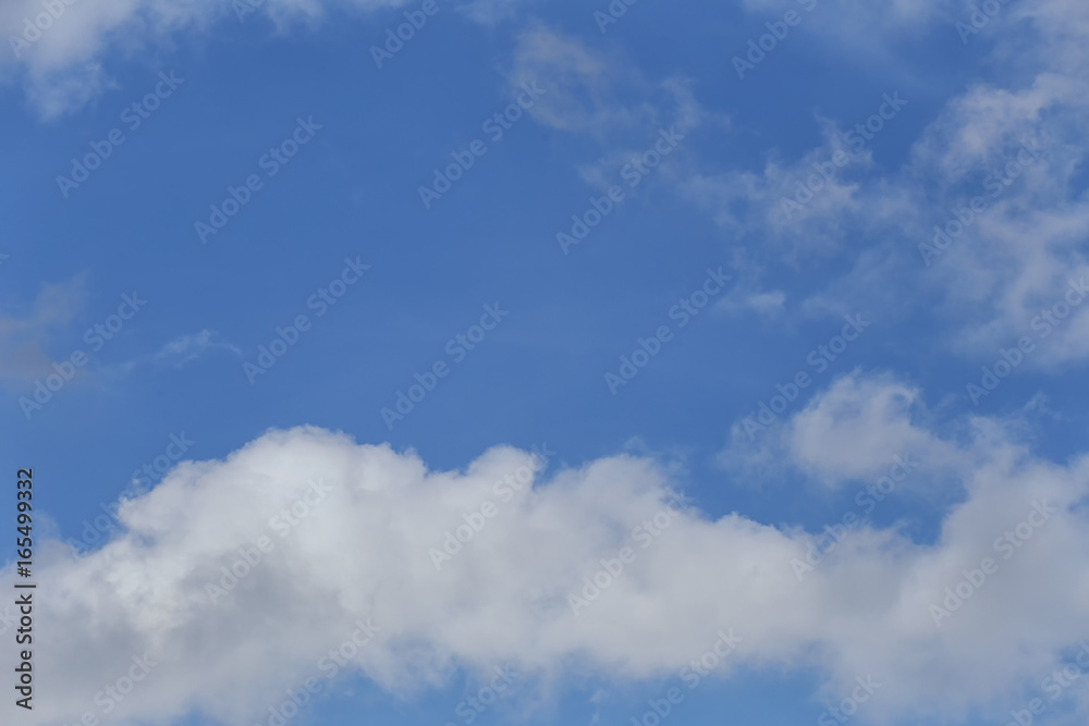 Blue sky with bright white clouds in daylight. Blue sky with bright white clouds in daylight.