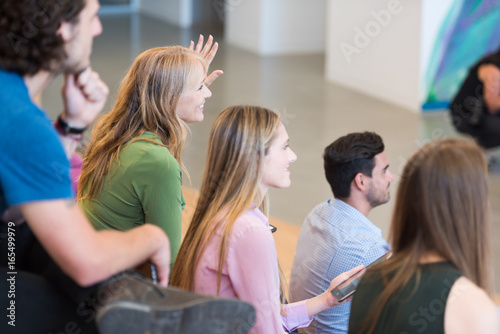 Young Diverse Business People Audience