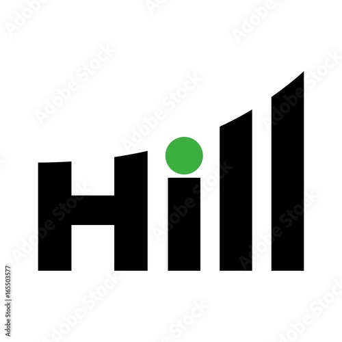 hill logo vector.