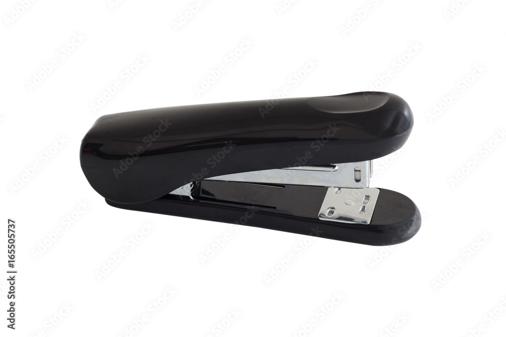 Black stapler isolated on a white background with clipping path. Black stapler isolated on a white background with clipping path.