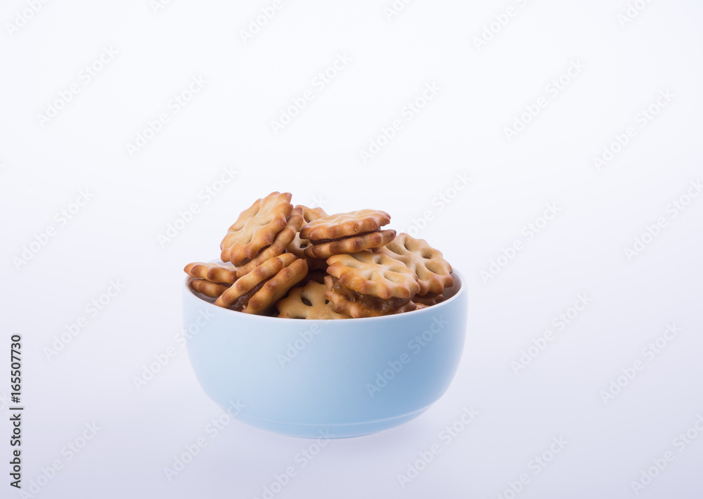 cookie biscuits with filling on background cookie biscuits with filling on background