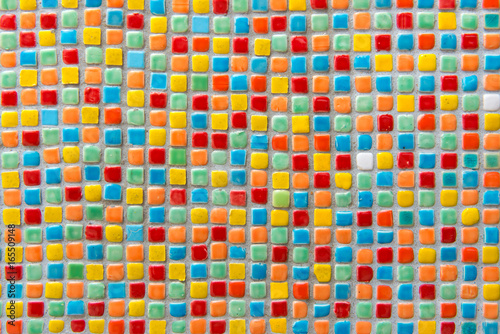 Mosaic tiles of Colorful abstract for background