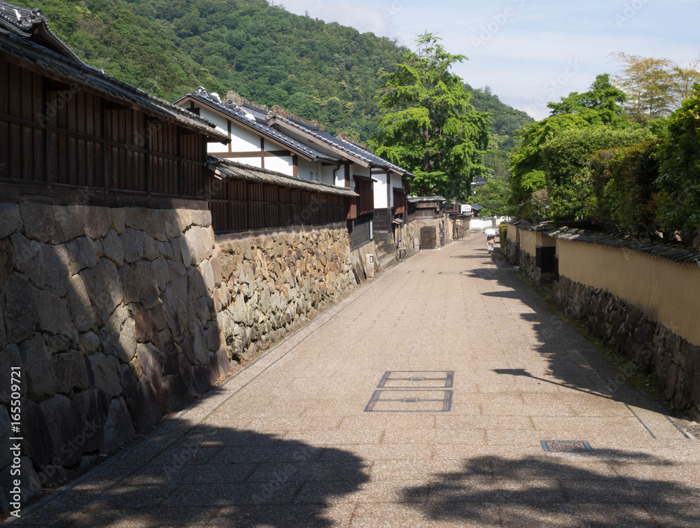 出雲　日本の伝統的な街並み