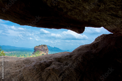 Sigiriya Rock Fortress View From Pidurangala Rock. Pidurangala Rock Has An Amazing View Of Nearby Sigiriya, Which Looked Even More Impressive From The Height.