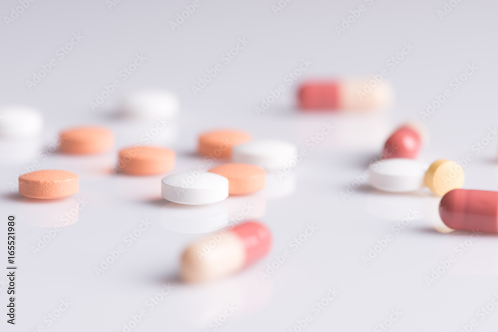 Pharmacy theme, medicine tablets antibiotic pills. Pharmacy theme, medicine tablets antibiotic pills.