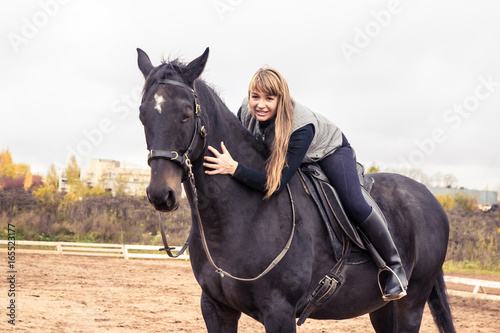 Girl and horse © keleny