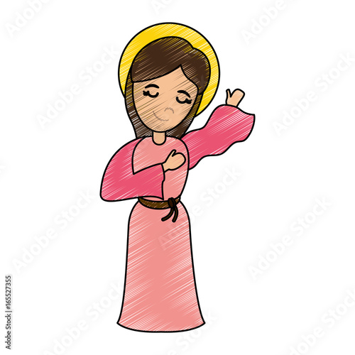 blessed holy virgin mary icon