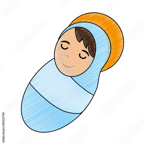 cute baby jesus cartoon