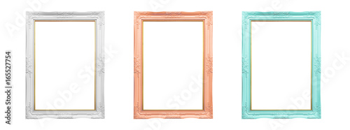 Picture frame isolated on white background., This has clipping path.