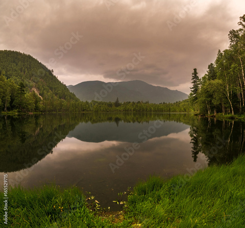 Warm lakes near Snezhnaya river. Baikal region