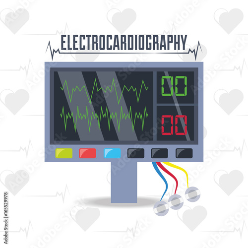 electrocardiograpy machine to know cardiac rhythm