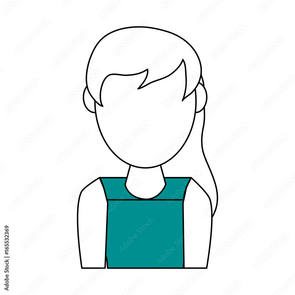 woman avatar vector illustration