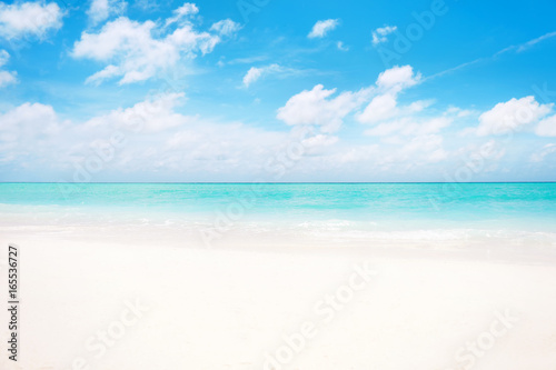 View of beautiful beach at sea resort © Africa Studio