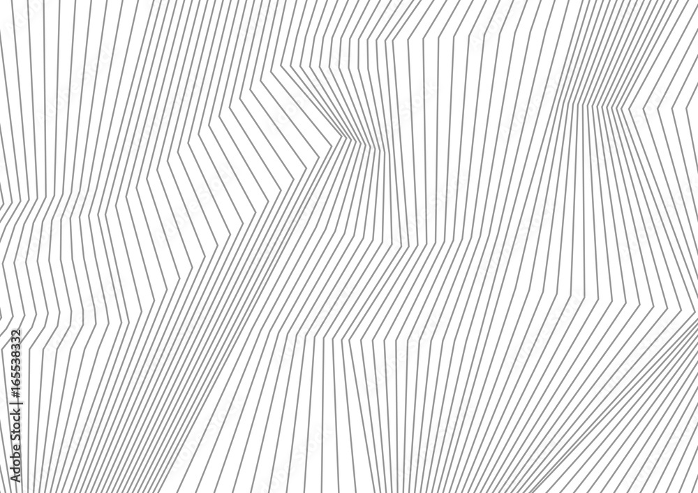 Abstract grey lines refraction vector background