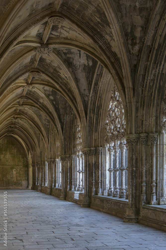 Cloisters in the Monastery of Batalha - Portugal