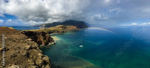 Madeira Ponto de Rosto Portugal Regenbogen, Madeira Ponto de Rosto Portugal Rainbow