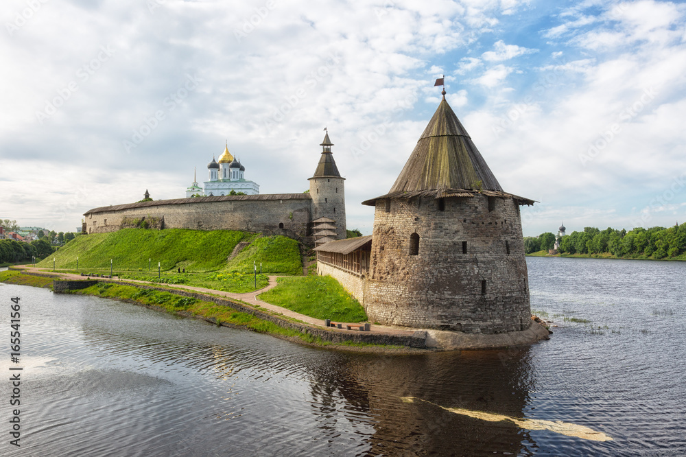 Ancient Kremlin in  Pskov ,Russia