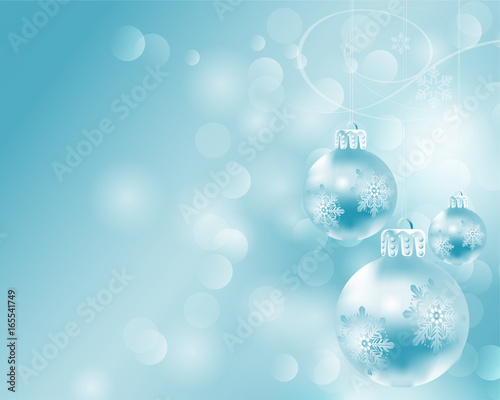 Christmas Light Abstract Background Vector