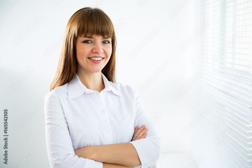Portrait of a business woman. Portrait of a business woman.