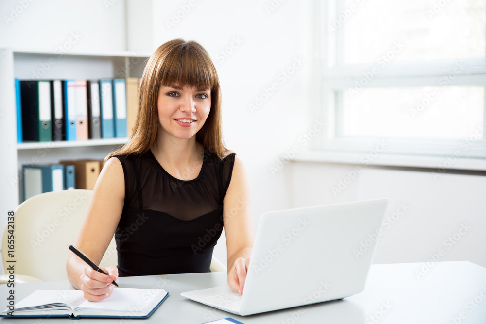 Businessman working in an office Businessman working in an office