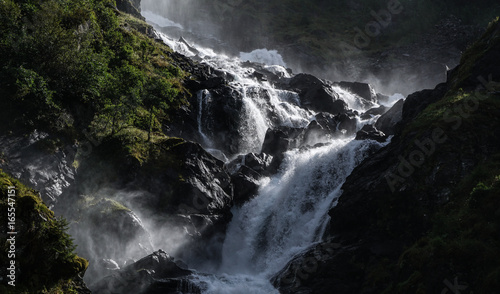 The L  tefossen Waterfall  Norway