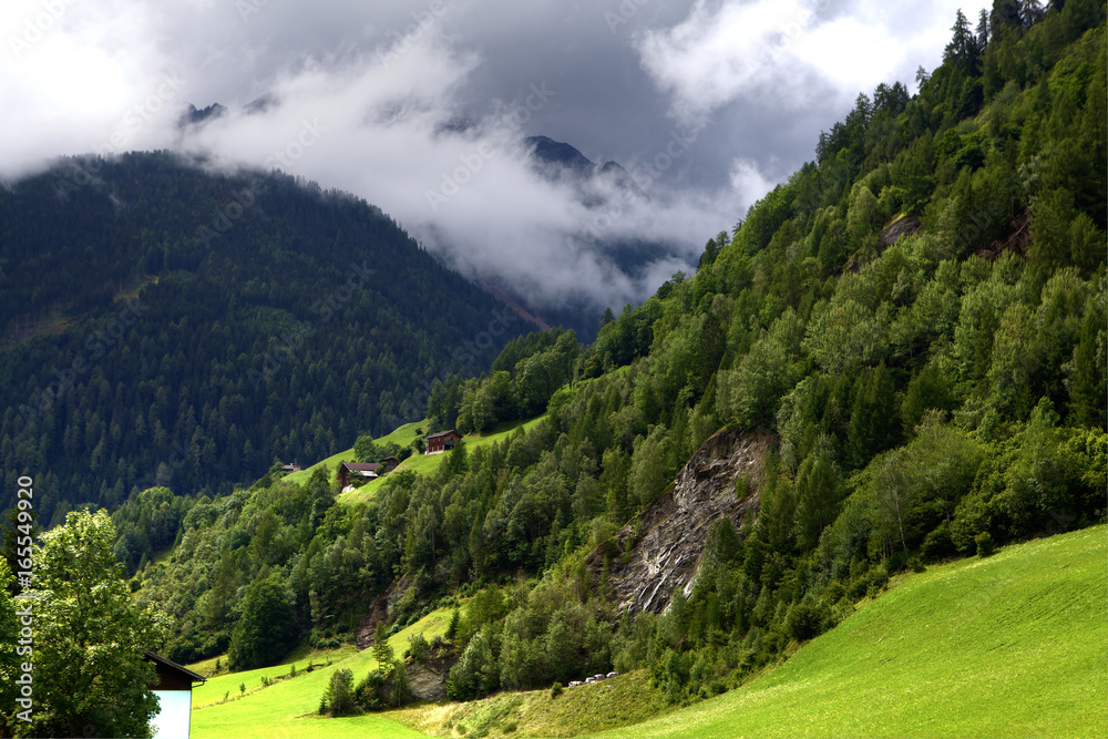 Gewitterwolken Alpen