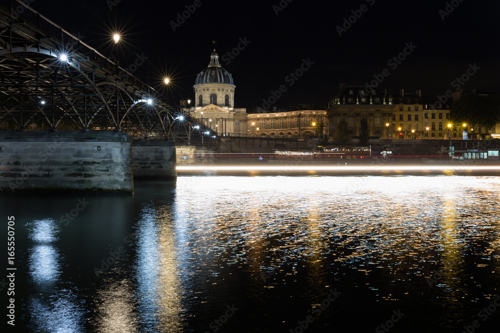 Paris, River of light under Pont des arts