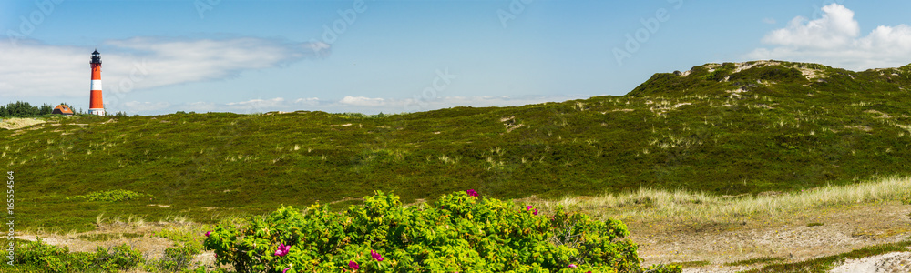 Panorama Lighthouse Hörnum and Hörnum-Odde - Sylt, Germany Panorama Lighthouse Hörnum and Hörnum-Odde - Sylt, Germany