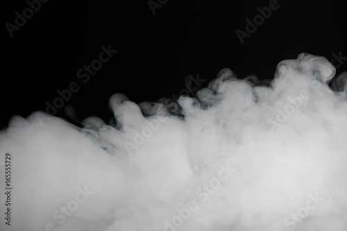 tło dymu i gęsta mgła