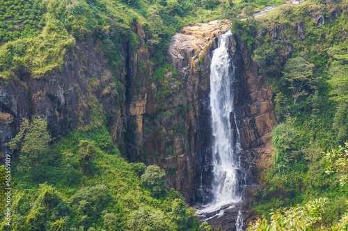 Devon waterfall in Nuwara-eliya  Sri Lanka