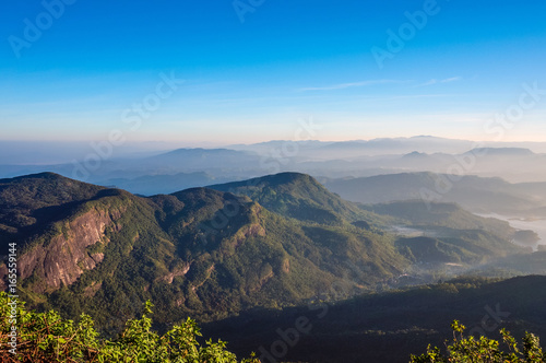 Beautiful Morning at little Adams peak in Ella, Sri Lanka.