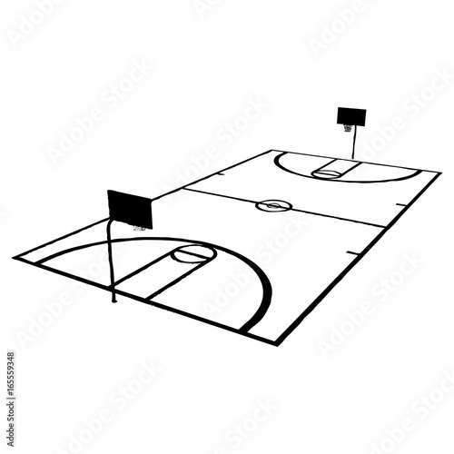 campo de baloncesto