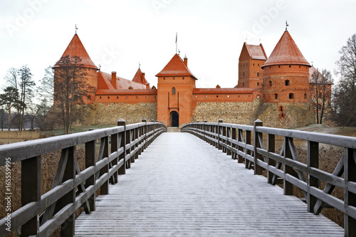 Island Castle in Trakai. Lithuania