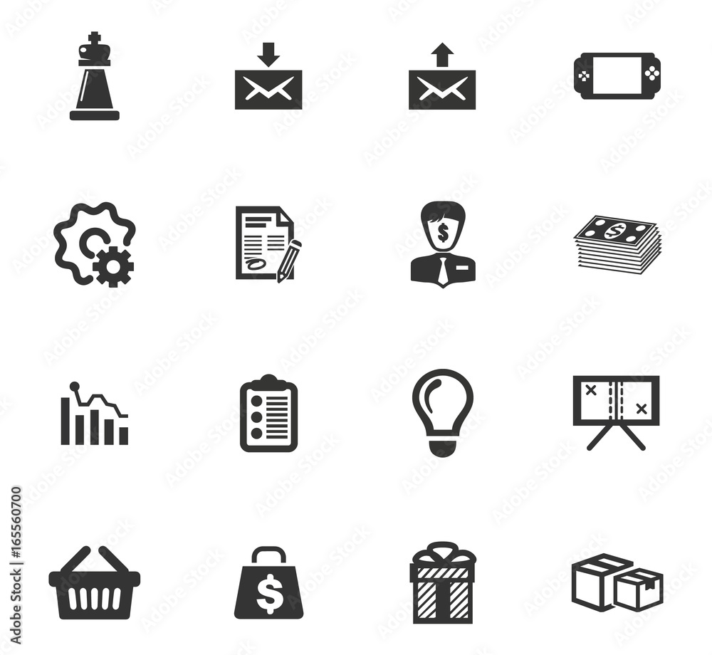 Marketing icons set