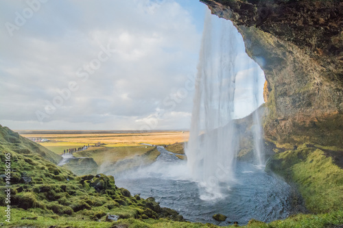 Iceland river Falls