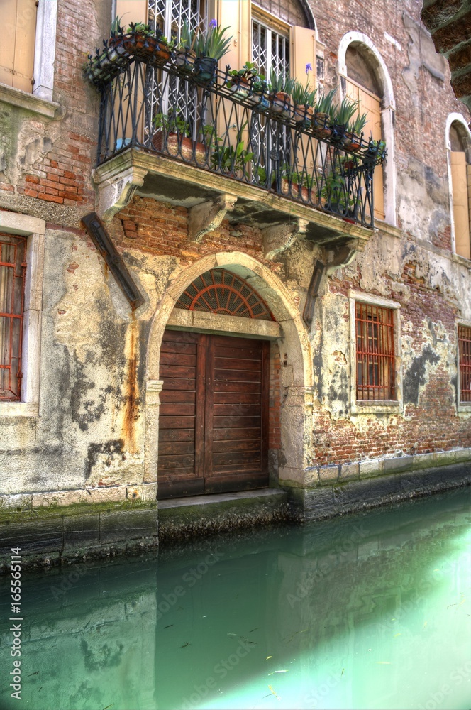 Venice Door with Canal