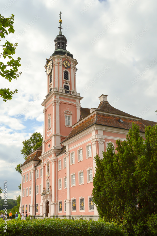 Obraz premium View of the basilica of Birnau in Uhldingen